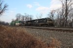 NS 8003 with train 294 at Cove, MP 116